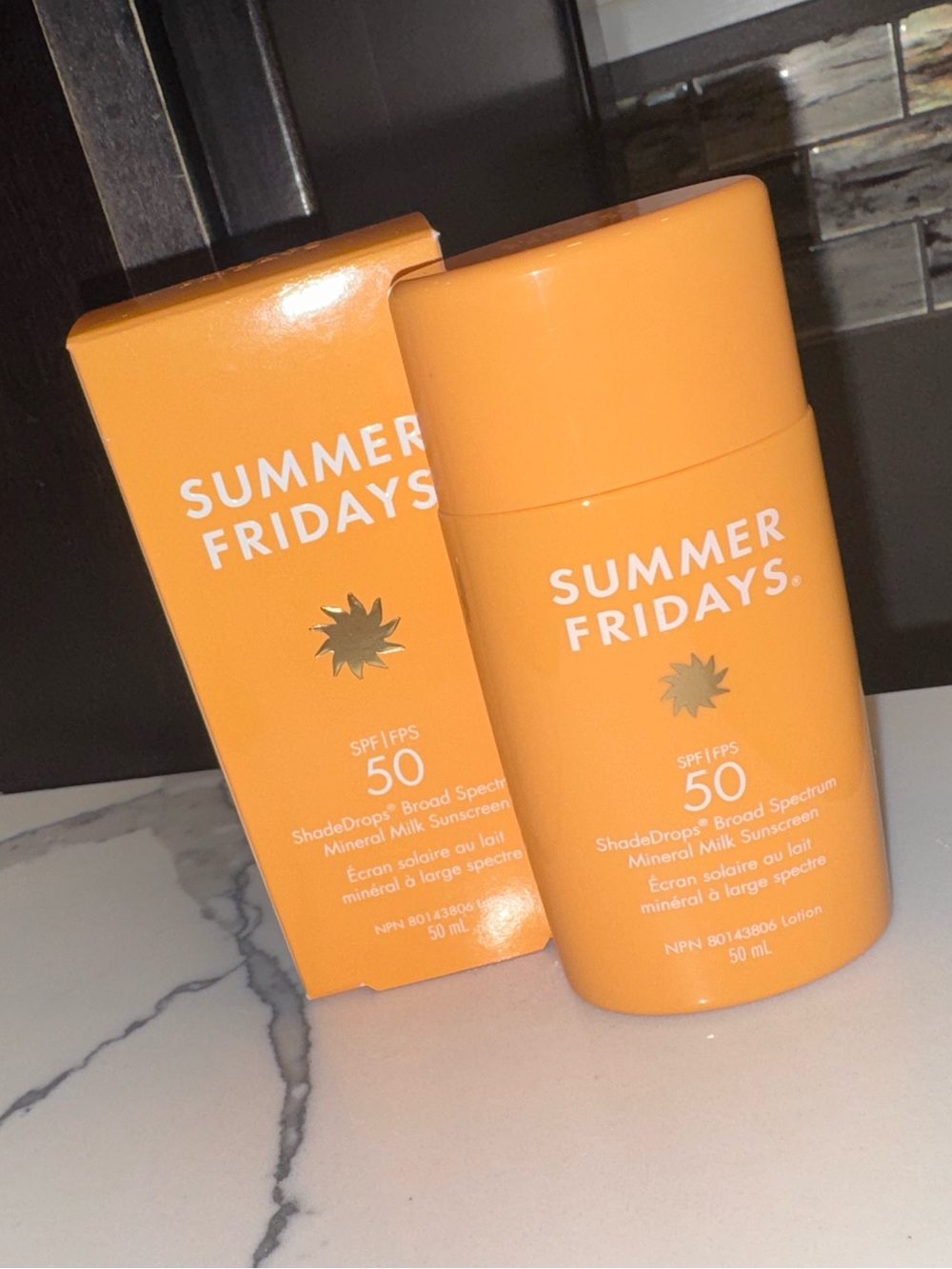 Summer Fridays ShadeDrops SPF 50 Mineral Milk Sunscreen - Brand New